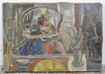 null Paul ELIASBERG (1907-1984)

SANS TITRE, 1949

Huile sur toile signée et datée...