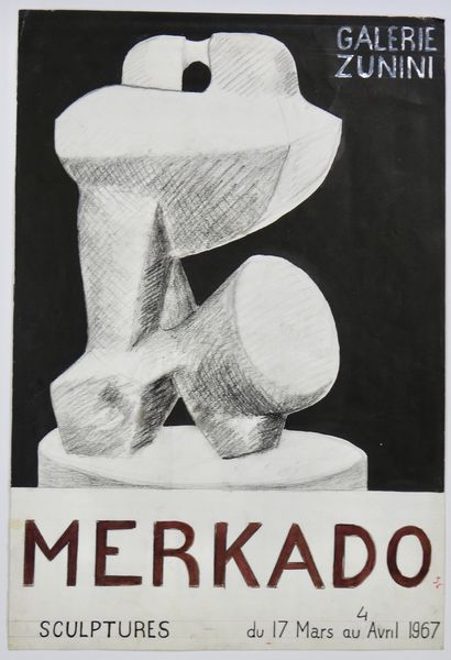 null Nissim MERKADO (born 1935)

UNTITLED, 1967

(MODEL FOR THE POSTER OF THE EXHIBITION...