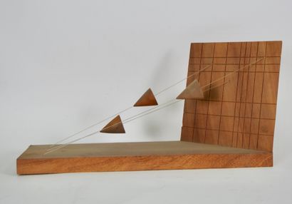 null 
Nissim MERKADO (born 1935)

NHORS DIAGRAM, circa 1974

Assembly of wooden elements...