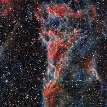 null Nasa. The Veil Nebula is a cloud of heated and ionized gas and dust in the Constellation...