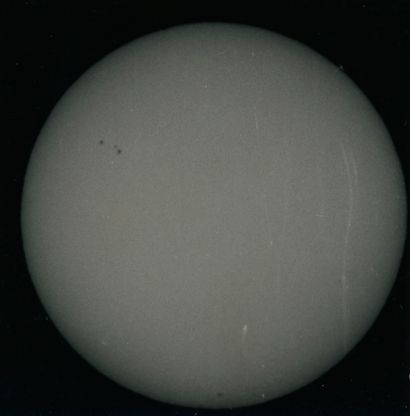Beautiful observation of the sun from a terrestrial...