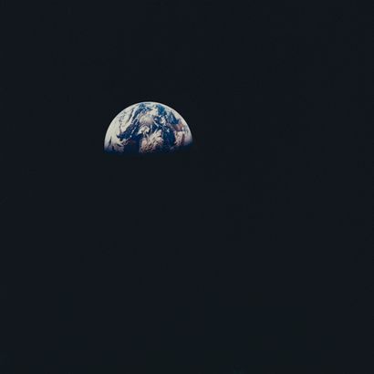 null NASA. Beautiful view of the planet Earth observed by the astronauts of the Apollo...