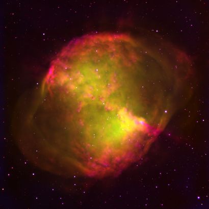 null LARGE FORMAT. Nasa. Fantastic observation of the Dumbbell Nebula located in...