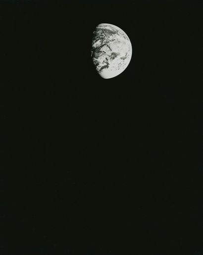 null NASA. Mission Apollo 10. A bord de leur vaisseau spatial en destination de la...