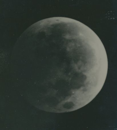 null Nasa. RARE. Eclipse of the Moon on Sunday December 8, 1946. Observatory of Juvisy...