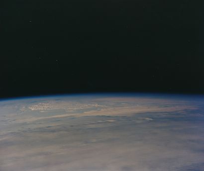 null Nasa. View of the Earth from Space Shuttle Discovery (Mission STS-48). September...