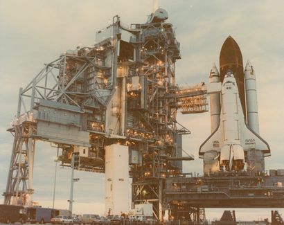 null NASA. Rare perfect view of the impressive architecture of the space shuttle...