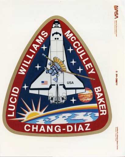null Insignia of the crew of the STS-34 mission of the shuttle Atlantis whose mission...
