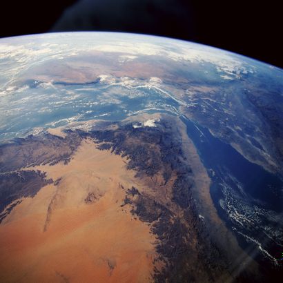 null GRAND FORMAT. Nasa. Magnifique vue de la péninsule arabique Sud-Ouest, de l'Arabie...