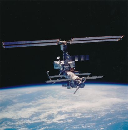 null Nasa. This full view of the International Space Station was taken from the Space...