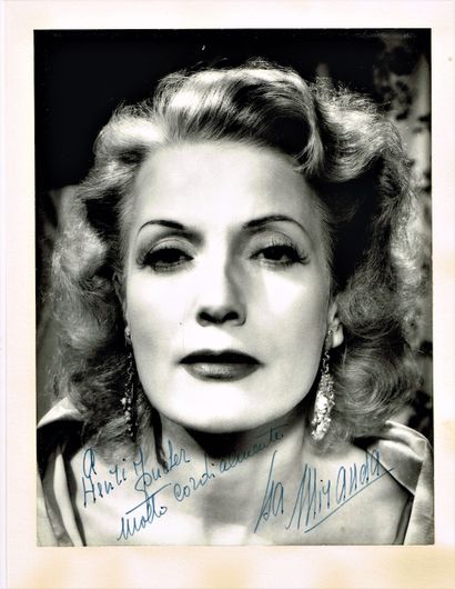 null 330 - Isa MIRANDA (1909-1982), Italian actress. Large original vintage photograph...