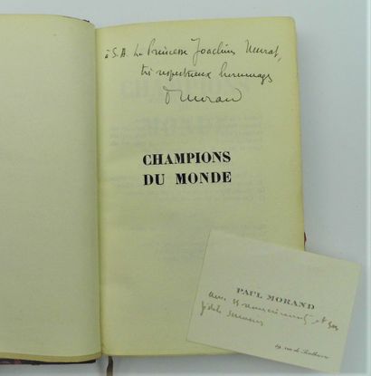 null 155 - Paul MORAND (1888-1976), écrivain et diplomate – « Champions du Monde »...