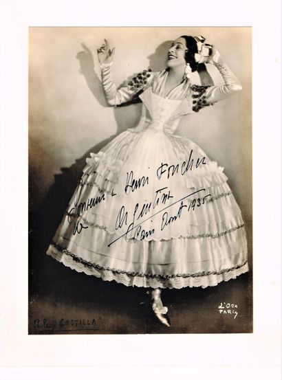null 316 - LA ARGENTINA (Antonia Mercé y Luque dite, 1890-1936), danseuse espagnole....