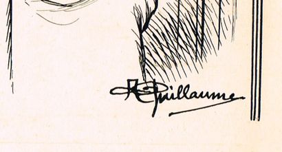 null 201 - Albert GUILLAUME (1873-1942), peintre, affichiste et illustrateur. Dessin...