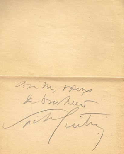 null 127 - Sacha GUITRY (1885-1957), auteur, acteur et cinéaste. « Toutes réflexions...
