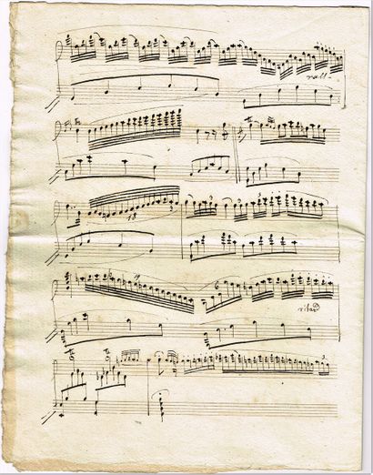 null 273 - HARPE. Vicenzo GRAZIANI (1800-1874), Harpiste virtuose et compositeur...