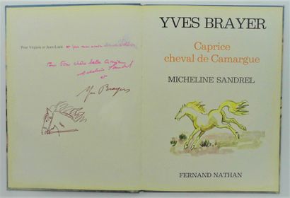 null 182 - Yves BRAYER (1907-1999), peintre et illustrateur. « Caprice cheval de...