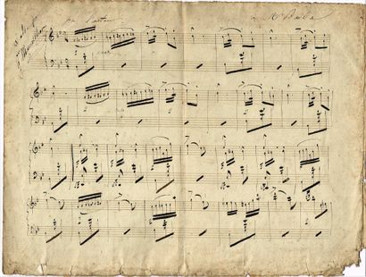 null 274 - VALSE. Gatien MARCAILHOU (Aix-les-Thermes 1807 – 1855), compositeur, il...