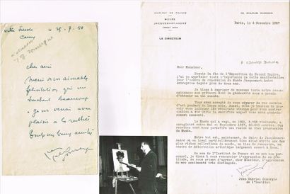 null 193 - Jean-Gabriel DOMERGUE (1889-1962), le peintre de la « Parisienne ». Lettre...