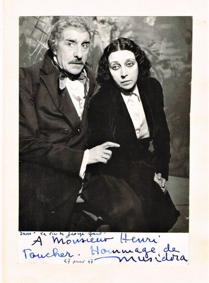 null 336 - MUSIDORA (Jeanne Roques dite, 1889-1957), actrice. Photographie originale...