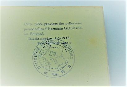 null 55 - [Hermann GÖRING]. Art book from his personal library. This book on Rembrandt...
