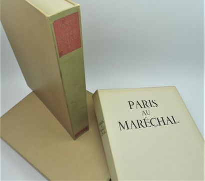 null 53 - Philippe PÉTAIN. Livre « Paris au Maréchal » de 1942, exemplaire du Vice-Président...