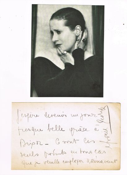null 326 - Yvonne GEORGE (1895-1930), chanteuse réaliste et féministe belge (morte...