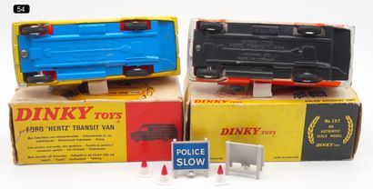 null DINKY TOYS G.B. - 1/43th (2)

- # 287 FORD TRANSIT "POLICE ACCIDENT UNIT". White...