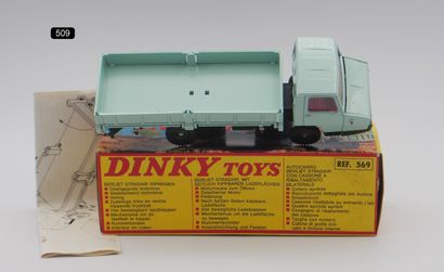  DINKY TOYS - FRANCE - Métal (1) 
# 569 BERLIET STRADAIR 
2 tons de vert, aménagements...