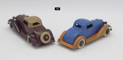  TOOTSIETOY - USA - 1/43th - Lead (2) 
- GRAHAM COUPE 1932 - 2 shades of brown. Version...