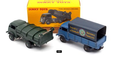  DINKY TOYS - France - 1/55th - Metal (2) 
- # 25 JB FORD TRUCK "SNCF". 1950 variant:...