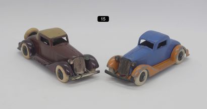 TOOTSIETOY - USA - 1/43th - Lead (2) 
- GRAHAM COUPE 1932 - 2 shades of brown. Version...