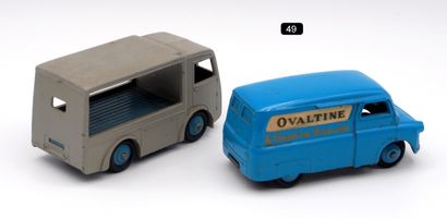  DINKY TOYS G.B. - 1/43th (2) 
- # 481 BEDFORD VAN "OVALTINE". Blue backed. Advertising...