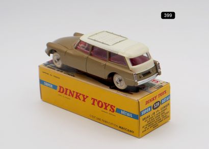 null DINKY TOYS - FRANCE - Metal (1)

# 539 CITROEN STATION WAGON ID 19

Light metal...