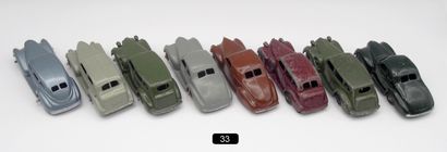  DINKY TOYS G.-B. - 1/43th (8) 
The complete 39 series! 
This lot gathers the 6 American...