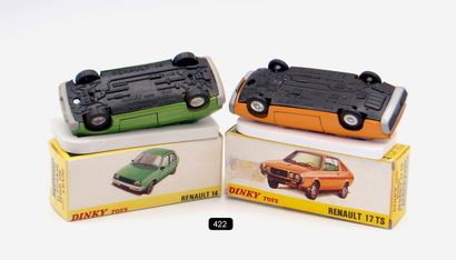 null DINKY TOYS - MADE IN SPAIN - Metal (2)

- # 011451 RENAULT 17 TS

Orange yellow,...