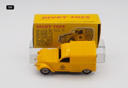 null 
DINKY TOYS - FRANCE - Metal (1)

RARE VERSION

# 562 H CITROËN 2 CV VAN "WEGENWACHT

Rare...