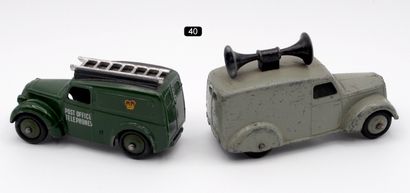 null DINKY TOYS G.B. - 1/43th (2)

- # 34 C LOUDSPEAKER VAN. Version of 1948, roof...