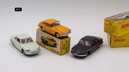  DINKY TOYS - FRANCE - Metal (3) 
- # 1408 HONDA S 800 COUPE 
Golden yellow, red...