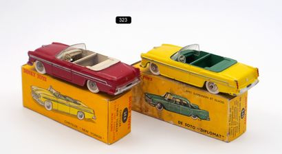 null DINKY TOYS - France - Metal (2)

- # 24 A (1957) CHRYSLER NEW YORKER

2nd variant,...