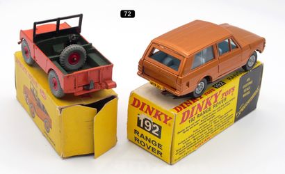 null DINKY TOYS G.-B. - 1/43th (2)

- # 192 - RANGE ROVER. Civilian station wagon....