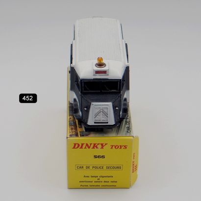  DINKY TOYS - FRANCE - Metal (1) 
- # 566 CITROËN "H" 1.200 Kg CURRUS CAR DE POLICE...