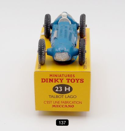 null DINKY TOYS - France - 1/43e - Métal (1)

- # 23 H TALBOT LAGO. 

Bleue, n° 23...