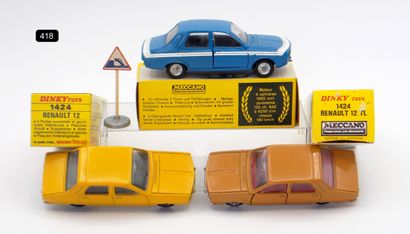 null DINKY TOYS - FRANCE & MADE IN SPAIN - Metal (3)

- # 1424 G RENAULT 12 GORDINI

Made...