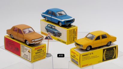 null DINKY TOYS - FRANCE & MADE IN SPAIN - Metal (3)

- # 1424 G RENAULT 12 GORDINI

Made...