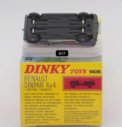  DINKY TOYS - FRANCE - Metal (1) 
- # 1406 RENAULT SINPAR 4x4 
Tanguy & Laverdure's...
