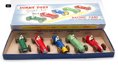 null DINKY TOYS G.-B. - 1/43th (1) LITTLE RUNNING GIFT SET No. 4: RACING CARS GIFT...