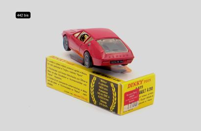 null 
DINKY TOYS - FRANCE - Metal (1)

- # 1411 ALPINE-RENAULT A 310

Red, ivory...