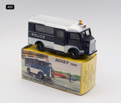  DINKY TOYS - FRANCE - Metal (1) 
- # 566 CITROËN "H" 1.200 Kg CURRUS CAR DE POLICE...