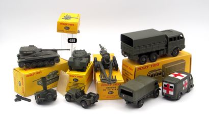 null DINKY TOYS - FRANCE - Metal (8)

Selection (B) of 8 military vehicles. Khaki...
